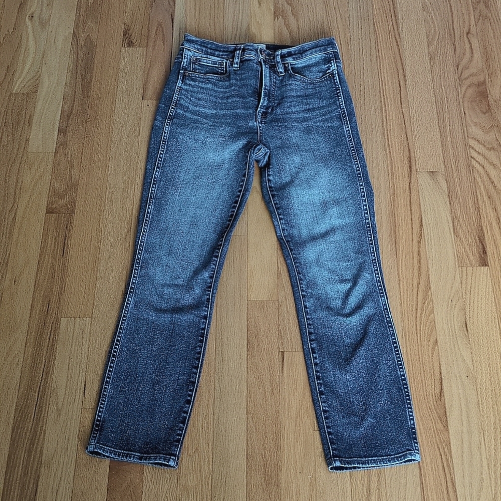 J. Crew High Rise Vintage Straight Leg Jean.